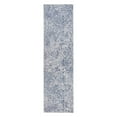 thumbnail image 2 of World Rug Gallery Contemporary Geometric Weather Resistant Reversible Indoor/Outdoor Area Rug - Blue 2'x7', 2 of 8