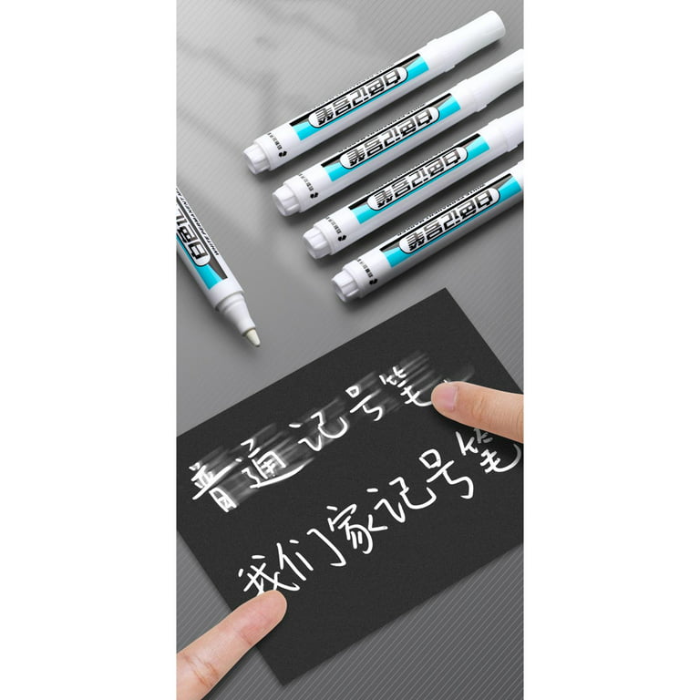 White Acrylic Pen Painting Pen Marker Lettering Writing Practical Tool  Gadget for School Office Hand Painting Writing - AliExpress