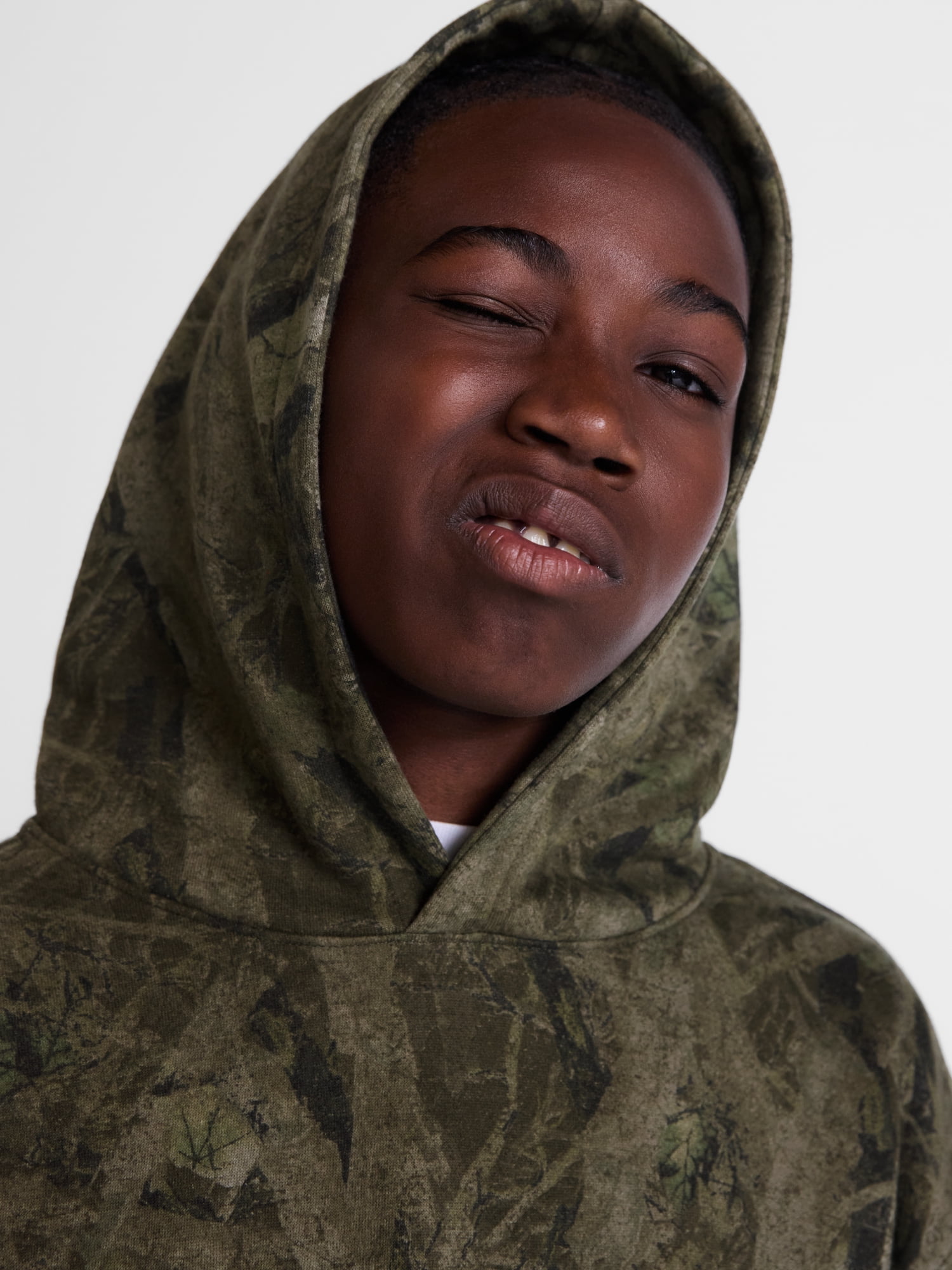 Weekend Academy Boys Garment Washed Fleece Hoodie, Sizes 4-18