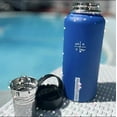 thumbnail image 2 of 32oz. Alkaline Water Bottle Stainless Steel | Creates pH Water up to 9.5+ pH | Wide Mouth Vacuum Insulated With Handle | Micromesh Pouch and Infuser, 2 of 14