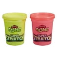 thumbnail image 2 of Play-Doh Slime Super Stretch 2-Pack, Four 2-Ounce Cans of Dough, 2 of 4