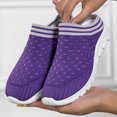 thumbnail image 6 of Women's Flat Sandals Comfortable Beach & Vacation Shoes Breathable Mesh Knit On Casual Shoes For Women Lightweight Comfortable Flat Loafers For Daily Wear Spring Summer Fall, 6 of 9
