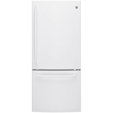 GE APPLIANCES GDE21EGKWW bottom freezer freestanding refrigerator