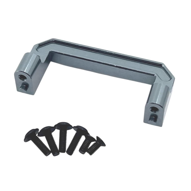 Soporte de servo de aluminio para coche RC, soportes de engranaje de dirección, accesorios de bricolaje, piezas de repuesto Gris claro