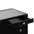 thumbnail image 4 of Impressions Vanity Slaystation Pro Premium Makeup Desk with Drawer and Crystal Knobs (Black), 4 of 5