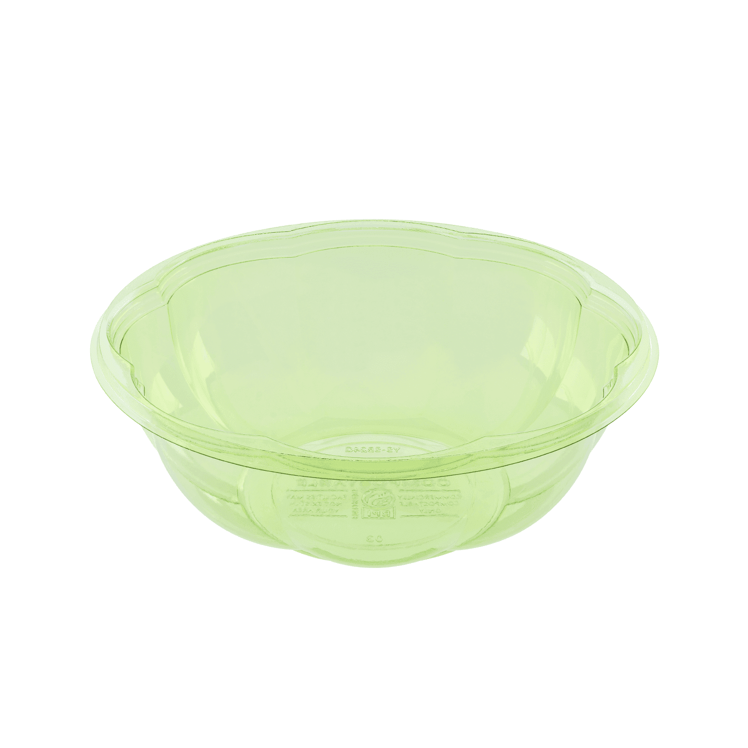 Karat Earth 24oz Salad Container, 175mm, Green - 300 pcs