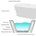 thumbnail image 7 of FerdY Shangri-La Elite 59" Acrylic Freestanding Bathtub in White. FerdY-02136-1500-BN, 7 of 7