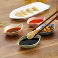 thumbnail image 5 of 10Pcs Plastic Leaf Heart Shape Sauce Dish, Mini Side Seasoning Dish, Condiment Dishes/Sushi Soy Dipping Bowl, Snack Serving Dishes, 5 of 7