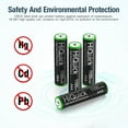thumbnail image 5 of HiQuick Rechargeable AAA Batteries, 1100mAh Nimh, 12 Pack, 5 of 5