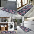 thumbnail image 2 of Pioneer Flower Floral Print Pattern Kitchen Rug Mat,Kitchen Runner Rugs Non Skid Washable,Decorative Kitchen Floor Mats for Kitchen,Sink,Laundry,17"X47", 2 of 5