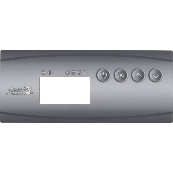 Overlay, Gecko in.k19, 4 Button, P1, Lt, Temp Up, Temp Down