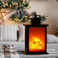 thumbnail image 4 of relayinert Portable LED Fireplace Lantern Flamless Fire Effect Lamp for Home Garden M Square, 4 of 9