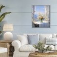 thumbnail image 3 of Stupell Industries Coastal Floral Window View of Sea Gray Framed Giclee Art, 24 x 30, by Creative Studio, 3 of 8