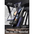 thumbnail image 3 of Poetic Spartan Case for Samsung Galaxy Z Fold 4, Full Body Rugged Case with Kickstand, Metallic Blue, 3 of 6