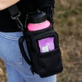 thumbnail image 6 of Ozark Trail 32-40 fl oz Water Bottle Sling with Shoulder Strap and Front Zipper Pocket, Black, 6 of 12
