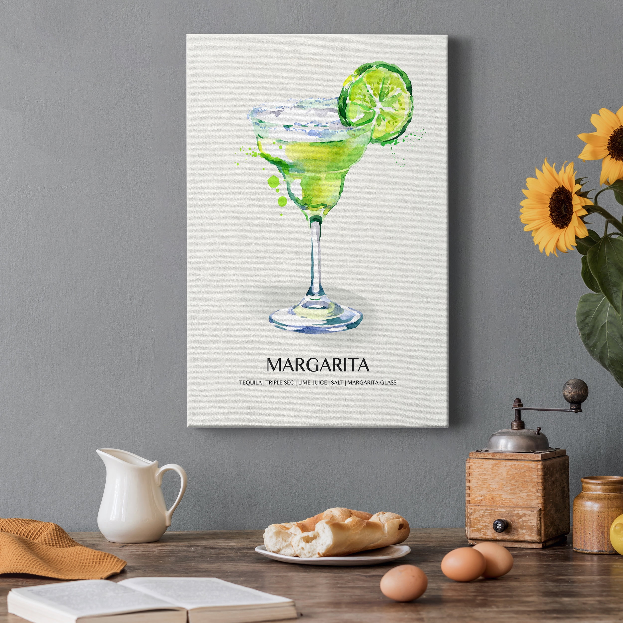 Margarita Premium Gallery Wrapped Canvas - Ready to Hang - 18 x 27