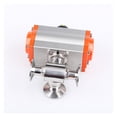 thumbnail image 3 of Ball Valves 63mm 3 Way Sanitary Pneumatic Ball Valve Pneumatic Clamp Stainless Steel Double Acting T/L Type Chuck Quick Cut-off Ball Valves, 3 of 8