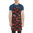 thumbnail image 4 of Cauagu Beef3 Aprons with Pockets,Waterproof Apron for Women,Kitchen Cooking Apron Adjustable Bib Aprons Chef Apron for Cooking,Drawing,Crafting, 4 of 8