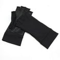 thumbnail image 5 of Guantes de compresión de cobre para artritis, con soporte para mano y muñeca, alivian el dolor (1 par, negros), 5 of 5