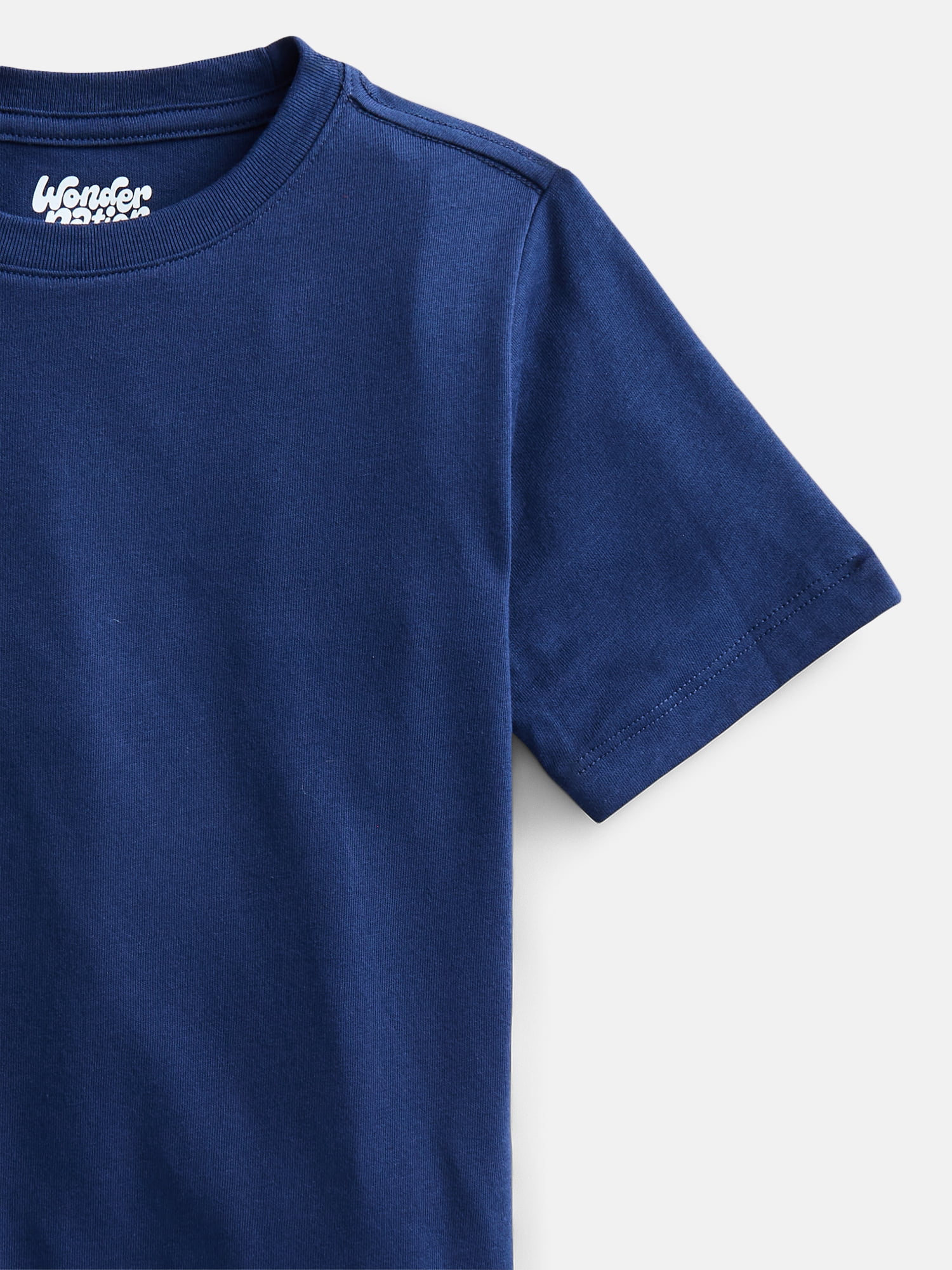 Wonder Nation Boys' Kid Tough Tee with Short Sleeves, Sizes XS-XXL & Husky