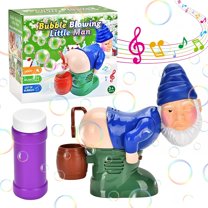 Bubble Blowing Santa, Automatic Bubble Machine Santa, Bubble Santa Bubble Machine with Music & Flashing Lights, Bubble Blower for Outdoor & Indoor Activity