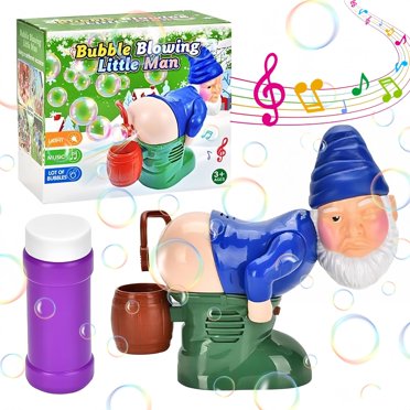 Bubble Blowing Santa, Automatic Bubble Machine Santa, Bubble Santa Bubble Machine with Music & Flashing Lights, Bubble Blower for Outdoor & Indoor Activity