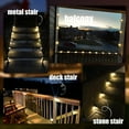 thumbnail image 4 of BEMS-Paquete de 16 luces solares para patio al aire libre (blanco cálido), LED impermeables, 4 of 5