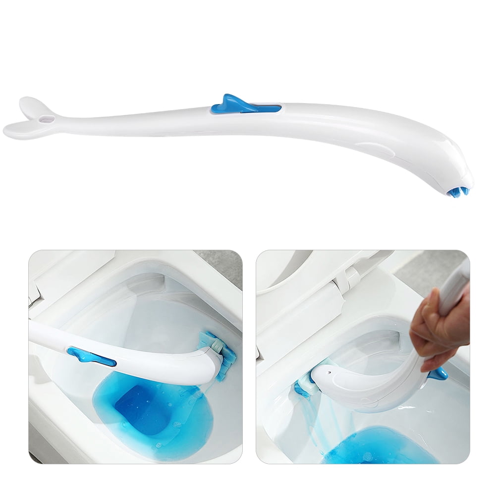 Mgaxyff Disposable Toilet Cleaning System Disposable Toilet Brush Kit