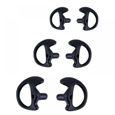 

Retap 3 Pair Soft Durable 2-Way Radio Ear Mold Replacing Earpiece Insert For Acoustic Coil Tube