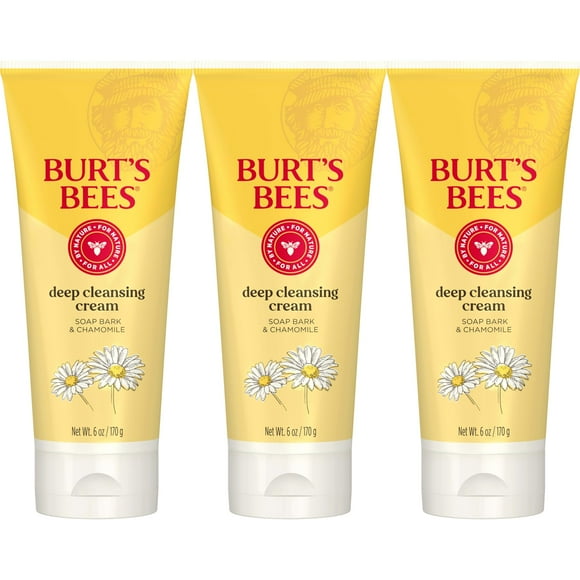 Gel de limpieza profunda Burt's Bees para el rostro, 180 ml, 3 unidades, regalos de Navidad