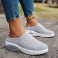 thumbnail image 4 of YOUYEDIAN Orthopedic Shoes for Women Arch Support Slip on Non Slip Golf Shoes Wide Mesh Stretch Business Casual Shoes Comfort 2026 Orthopedic Shoes (Light Gray), 4 of 6
