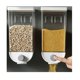 thumbnail image 2 of Dispensador de granos, organizador de alimentos secos, contenedor de pared de plástico transparente fresco y simple, contenedor hermético compatible con Grai Afortunado Sencillez, 2 of 5