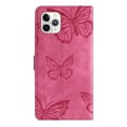 thumbnail image 2 of Compatible avec iPhone 11 Pro Étui Papillon Embossée avec Portefeuille et Support, 2 of 5