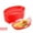 Red, variant on Tutuviw 12 Pack Black Fast Food Baskets 8.66*5.51*1.57 Inch Reusable Storage Food Baskets For Serving for Party Picnic BBQ Burger Fries Sandwiches