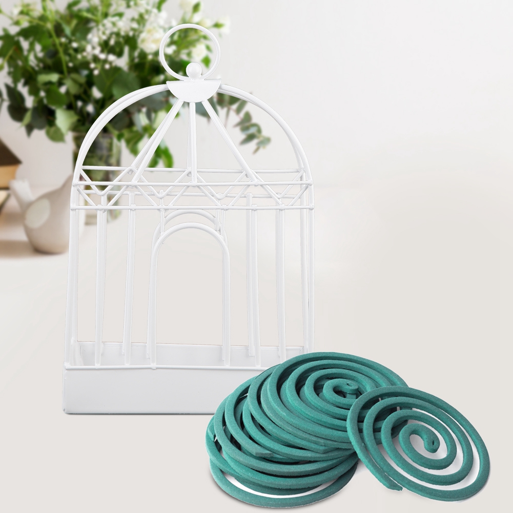Mgaxyff Bird Cage Mosquito Coils Holder ,MosquitoRepellent Incense