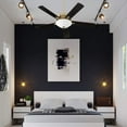 thumbnail image 4 of 54525-80-Quorum Lighting-Premier - Ceiling Fan in Traditional style - 52 inches wide by 19.4 inches high-Aged Brass Finish-Matte Black/Walnut Blade, 4 of 5