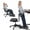 Dark Gray - M Size, variant on Standing Desk Chair, Standing Mate Chair for Sit-Stand, Ergonomic Horse Saddle Chair with Anti-Fatigue Mat, Home Office Posture Seat, MT-M-DG
