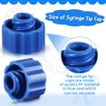 thumbnail image 3 of Tapones con punta de jeringa Tenare, 300 unidades, conector Luer, azul, 3 of 7
