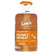 Lewis Bake Shop Honey Wheat Half Loaf Bread, 1/2 Loaf, 12 oz
