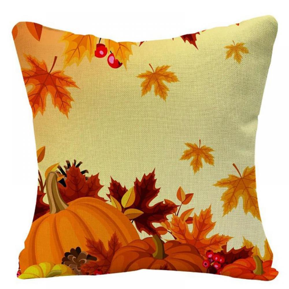 Magazine Pillow Cases, Thanksgiving Autumn Maple Leaf Series Pillow