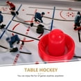 thumbnail image 3 of OUNONA Table Hockey Pushers Pucks Set ABS Red Replacement for Old Equipment Players, 3 of 7
