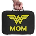 thumbnail image 3 of Wonder Woman Wonder Mom Logo Insulated Soft Sided Lunch Box - Reusable Lunch Bag For School Office Work, BPA Free, 3 of 5