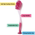 thumbnail image 3 of Cleaning Brush,3 Piece Cleaning Brush Kitchen Utensils Suction Long Handled Color Dishwashing Brush Cleaning Brush, 3 of 4