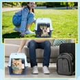 thumbnail image 6 of 2 Sets 19" Travel Pet Carrier for Small Dogs and Cats, 6 of 6