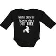 thumbnail image 3 of Inktastic Dirt Biking Motocross Future Dirt Biker Boys or Girls Long Sleeve Baby Bodysuit, 3 of 5