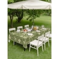 thumbnail image 4 of Outdoor Tablecloth with Umbrella Hole for Patio/Picnic/Party/Camping, Green Palm Trees Waterproof Table Cloth Rectangle Table Cover Washable, Summer Tropical Plants (54"x 80"), 4 of 9