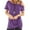 Purple, variant on Sentmoon Womens Tunic T-Shirts Crew Neck Short Sleeve Tops Breathable Casual Basic Plus Size Summer Tops For Women 2025 Up to 40% Off