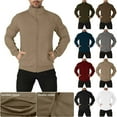 thumbnail image 6 of Turilly Men's Full Zip Up Coats Sweatshirt Casual Lightweight Long Sleeve Collared Jackets with Pocket, 6 of 6