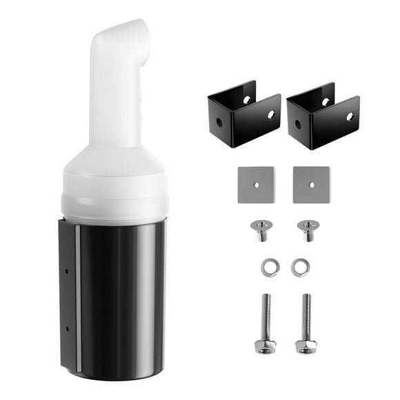 Panglong Golf Cart Sand Bottle with Holder, Universal No-Drilling Golf Sand Bottle, Divot Filler Sand Bottle for Yamaha Club Car EZGO with 1" Square Tube Bracket; Large Capacity, Rattle Proof Holder