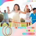 thumbnail image 4 of Exercise Hoops Plastic Toy for Kids Adults Bulk Hoops Kids School PE Sports Playground Playing Fitness Gymnastics Equipment Party Games, 4 of 5